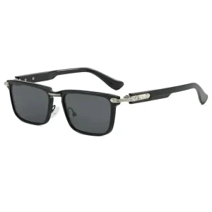 UV400 Lens Vintage Eyewear Sun Glasses For Men -Black