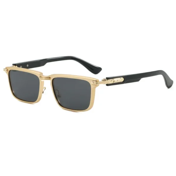 UV400 Lens Vintage Eyewear Sun Glasses For Men -Golden UV400 Lens Vintage Eyewear Sun Glasses For Men -Golden