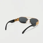 VS Luxury Medallion Metal Frame Sunglass -Golden